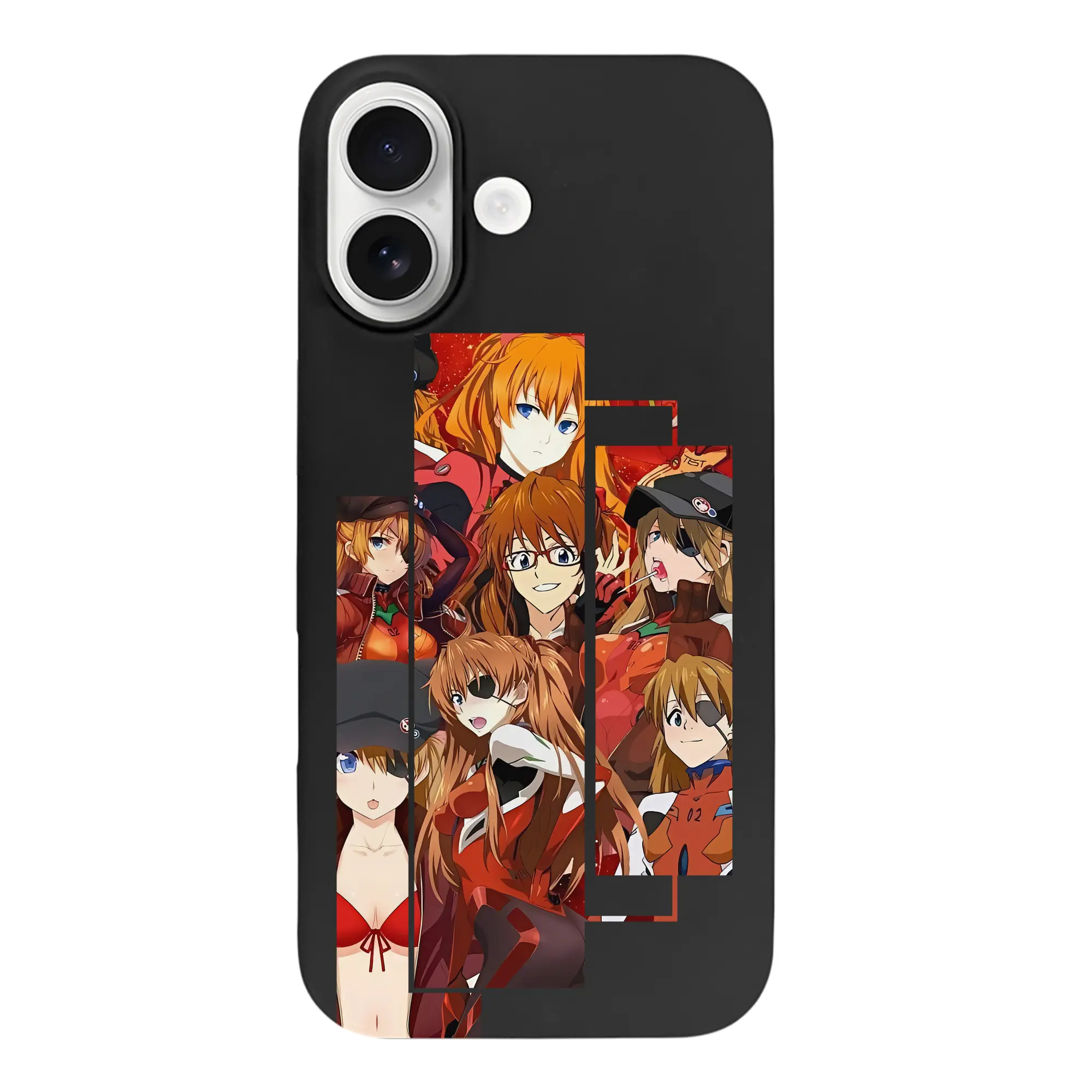 エヴァンゲリオン グッズ,アスカ·ラングレー - iPhone 17 シリーズ シリコンケース 薄型 耐衝撃 指紋防止 ソフトタッチカバー 精密フィット 傷防止 保護ケース iPhone 17/17 Air/17 Pro/17 Pro Max 対応